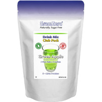 Gramzero Green Apple Zero Calorie Sugar Free Drink Mix, Great For Nutrition Club Loaded Tea, Stevia Sweetened