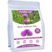 Tearelae - Milk Thistle Tea - 3G X 50 Count - 100% Natural Milk Thistle Seeds Tea Bags - Non-Gmo