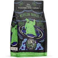 Bones Coffee Company Mudslide Boogie Whole Coffee Beans Chocolate Mudslide Flavor, Made With Arabica Coffee Beans, Medium Roast Gourmet Coffee Inspired By The Nightmare Before Christmas (12 Oz)