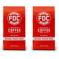 Fire Department Coffee - Gives Back To Firefighters - Original Medium Roast Ground Coffee - Balanced & Smooth - Roasted In The Usa - Made With Premium Coffee Beans - Veteran Owned (12 Oz, Pack Of 2)