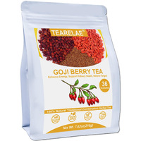 Tearelae - Five Flavors Goji Berry Tea Bags - 6G X 36 Count - Traditional Herbal Tea Combination For Men - Non-Gmo - Caffeine-Free - Restore Passion & Digestion Support