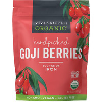Viva Naturals Organic Dried Goji Berries, 32 Oz (2 Lb) Non-Gmo And Vegan Wolfberries, Perfect For Baking, Smoothies, Teas And Snacks, Goji Berries Organic