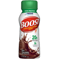Boost High Protein Balanced Nutritional Drink, Rich Chocolate, 8 Ounce Bottle (Pack Of 24)