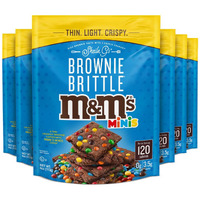 Brownie Brittle Sheila G's M&M Sweet Chocolate Crispy Snack-Rich Brownie Taste With A Cookie Crunch- 4 Oz Bag,(Pack Of 6)