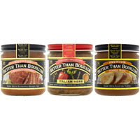 Better Than Bouillon Base Variety Pack, 1 Premium Baked Ham Base, 1 Culinary Collection Italian Herb Base, 1 Premium Turkey Base, 8 Ounce Jars (Pack Of 3)
