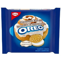 Oreo Cinnamon Bun Sandwich Cookies 261G {Imported From Canada}