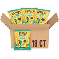 Hippeas Chickpea Puffs, Flavor Blast: Vegan White Cheddar Explosion, 0.75 Ounce (Pack Of 18), 3G Protein, 2G Fiber, Vegan, Gluten-Free, Crunchy, Plant Protein Snacks