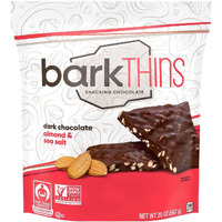 Barkthins Bark Thins Almond Snacking Chocolate Dark Dark Chocolate 20.0 Ounce