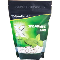 Xyloburst Gum | Xylitol Chewing Gum | Sugar Free, Gluten Free, Keto Friendly | Aspartame Free Gum For Oral Health | Spearmint Gum | 500-Count Bag