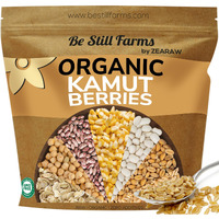 Be Still Farms Organic Kamut Wheat Berries Khorasan (4.8Lb) - Ancient Whole Grain Bulk - Ideal For Flour, Pasta, Salads, Soups - High In Fiber & Protein | Usa Grown | Usda Certified | Vegan | Non-Gmo