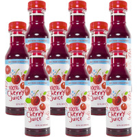 Cherry Bay Orchards Montmorency Tart Cherry Juice - (9 Pack - 12Oz Bottles) - 100% Domestic, All Natural Ingredients, No Added Sugar, Gluten-Free, Gmo Free - 100% Vegetarian And Vegan