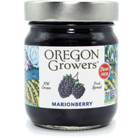 Oregon Growers Marionberry Fruit Spread - Marionberry Jam, Marionberry Jelly, Gluten-Free, No High-Fructose, No Preservatives, Made In Oregon - 12 Oz