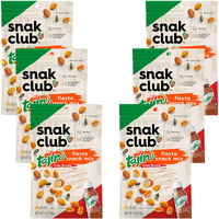 Snak Club Tajin Fiesta Snack Mix, Peanuts, Crunchy Peanuts, Toasted Corn, And Pepitas With Chili And Lime Seasoning, Mild, No Artificial Colors Or Flavors, 4 Oz Resealable Bags, 6 Pack