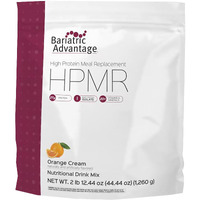 Bariatric Advantage High Protein Meal Replacement Drink Mix, Protein Powder Whey Isolate For Gastric Bypass And Sleeve Gastrectomy Patients, 27G Protein, Lactose Free - Orange Cream - 28 Servings