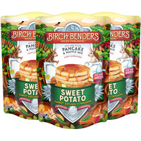 Birch Benders Sweet Potato Just-Add-Water Pancake & Waffle Mix, 12 Ounce (Pack Of 3)