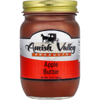 Amish Valley Products Apple Butter Glass Jar Old Fashioned Homestyle Slow Cooked (No Corn Syrup)