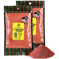 Asia Trans Li Hing Mui Crack Seed Plum Powder | Hawaiian Favorite | Sweet, Sour, & Salty Dried Asian Umeboshi Topping For Desserts And Snacks (2 Pack, 5 Oz)
