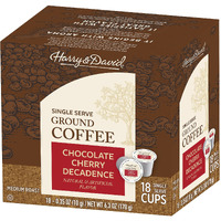 Harry & David Single Serve Coffee, Chocolate Cherry Decadence, 18 Count Box
