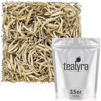 Tealyra - Imperial Yunnan Silver Needle - White Loose Leaf Tea - Top Chinese White Tea - Caffeine Level Low - 100G (3.5-Ounce)