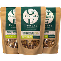 Granola Factory Honey Pecan, All-Natural, Sweet And Salty Breakfast Cereal And Snack (Honey Pecan) 11 Ounce (Pack Of 3)