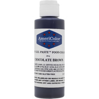 Americolor 4.5 Oz Chocolate Brown Soft Gel Paste