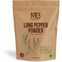 Mb Herbals Long Pepper Powder 227G (Half Pound) | Piper Longum | Seasoning For Meat Fish Malabar & South Indian Curries | Strong Aroma And Hotter Than Black Pepper
