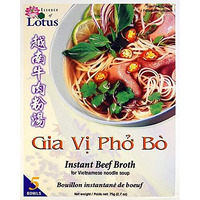 Essence Of Lotus Instant Beef Pho Soup Mix - Ready-To-Eat Flavorful, Restaurant-Quality Pho Broth, Made In The Us (Beef Pho Soup Mix, 6-Pack)
