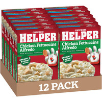 Chicken Helper Fettuccine Alfredo Pasta, 8.7 Ounces, 12 Per Case.