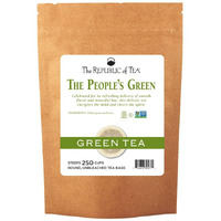 The Republic Of Tea The People's Green Tea Bulk, 250 Tea Bags, Premium Smooth China Green Tea Leaves