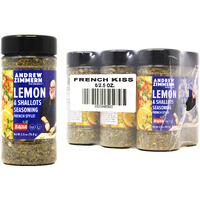 Badia Andrew Zimmern Lemon & Shallots Seasoning French Style (French Kiss), 2.5 Oz (Pack Of 6)