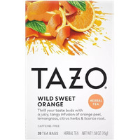 Tazo Wild Sweet Orange Herbal Tea, 20 Ct (Pack Of 4)