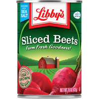 Libby's Sliced Beets | Deliciously Earthy Flavor | Deep Vibrant Ruby Red-Purple | Seasoned With Sea Salt | Grown & Made In The Usa | 15 Oz (Pack Of 12)