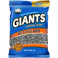 Giants Sunflower Seeds Bbq Flavor, 5-Ounce Bags (Pack Of 12)
