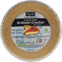 Fifty 50 Foods Sugar Free Ready To Eat Graham Cracker Pie Crust, 6 Ounce (Pack Of 6)