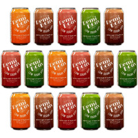 Demi Doux Low Sugar Soda - Low Sugar Soft Drink, No Artificial Sweeteners (Mixed Flavors, 16-Pack)
