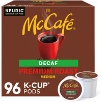 Mccafe Premium Roast Decaf Coffee, Single Serve Keurig K-Cup Pods, Decaffeinated, 96 Count (4 Packs Of 24)