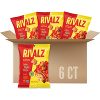 Rivalz Late Night Pizza Stuffed Snacks - Delicious & Nutritious Veggie Snack Bites - Vegan, Gluten Free, & Non-Gmo - Zero Added Sugar And Plant-Based Protein - Healthy Snacks For Adults And Kids