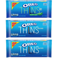 Oreo (Ormt9) Thins Flavored Creme And Thins Original Chocolate Sandwich Cookies Variety Pack, Oz Mint 39.3 Ounce
