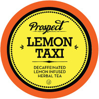 Prospect Tea Decaffeinated Lemon Taxi Herbal Tea Pods Compatible With K Cup Brewers Including 2.0, 40 Count