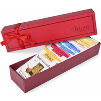 Chuao Chocolatier Chocolate Mini Gift Box | Gourmet Chocolate Assorted Bars European No Preservatives | For Gift Baskets, Christmas, Valentines Day, Gifts For Women, Men, Birthday, Thank You, Care Package (Dark Chocolate, 8 Bars)