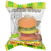 Sour Gummy Burger - Mini Gummi Hamburger 60 Pieces