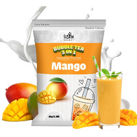 Fusion Select 2.2Lb Tea Powder Mango Flavored-3-In-1 Drink Powder With Cream & Sugar - Instant Pre-Mixed Beverage For Hot Or Cold Blends Or Yummy Frappes (Mango)
