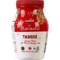 Haddar By Baracke 100% Pure Ground Sesame Tahini 15.9Oz Jar (1 Pack)