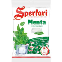 Sperlari ""Menta"" Mint Hard Candy Bag, Individually Wrapped Italian Sweets, 500 Gr /17.6 Ounce Bag (1-Pack)