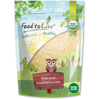 Food To Live Organic Kamut Khorasan Wheat Flour, 1 Pound - Stone Ground Powder, 100% Whole Grain Meal, Non-Gmo, Kosher, Bulk