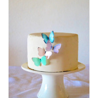 Sugar Robot Inc. Edible Butterflies Small Premium Crafted Made In The Usa Cake And Cupcake Toppers, Decoration (Pastel)
