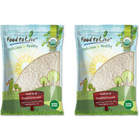 Food To Live Organic Long Grain White Rice, 16 Pounds - Non-Gmo, Vegan, Kosher. Easy To Cook. Stays Separate And Fluffy. Low In Fat. Contains Iron. Perfect For Stuffing, Pilafs, Salads.