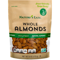 Nature's Eats Whole Natural Almonds 6Oz, 6 Ounce (Pack Of 7)