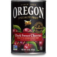 Oregon Fruit Pitted Dark Sweet Cherries In Heavy Syrup, 15-Ounce Cans (Pack Of 8)