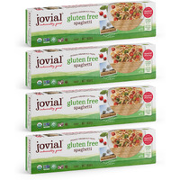 Jovial 100% Organic Gluten Free Brown Rice Pasta, Spaghetti, 4 Count